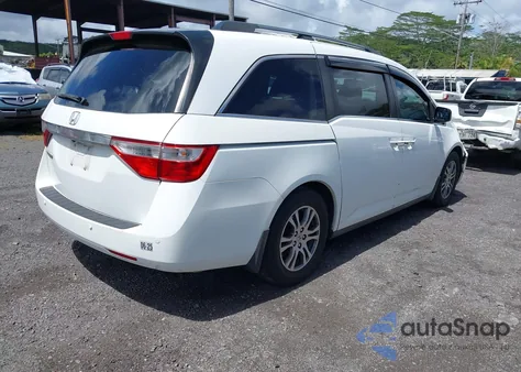 2012 Honda Odyssey Ex-L из США, поврежденный, VIN 5FNRL5H60CB051797